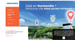 Desktop Screenshot of normandie-tourisme.fr