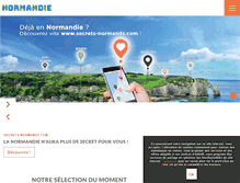 Tablet Screenshot of normandie-tourisme.fr